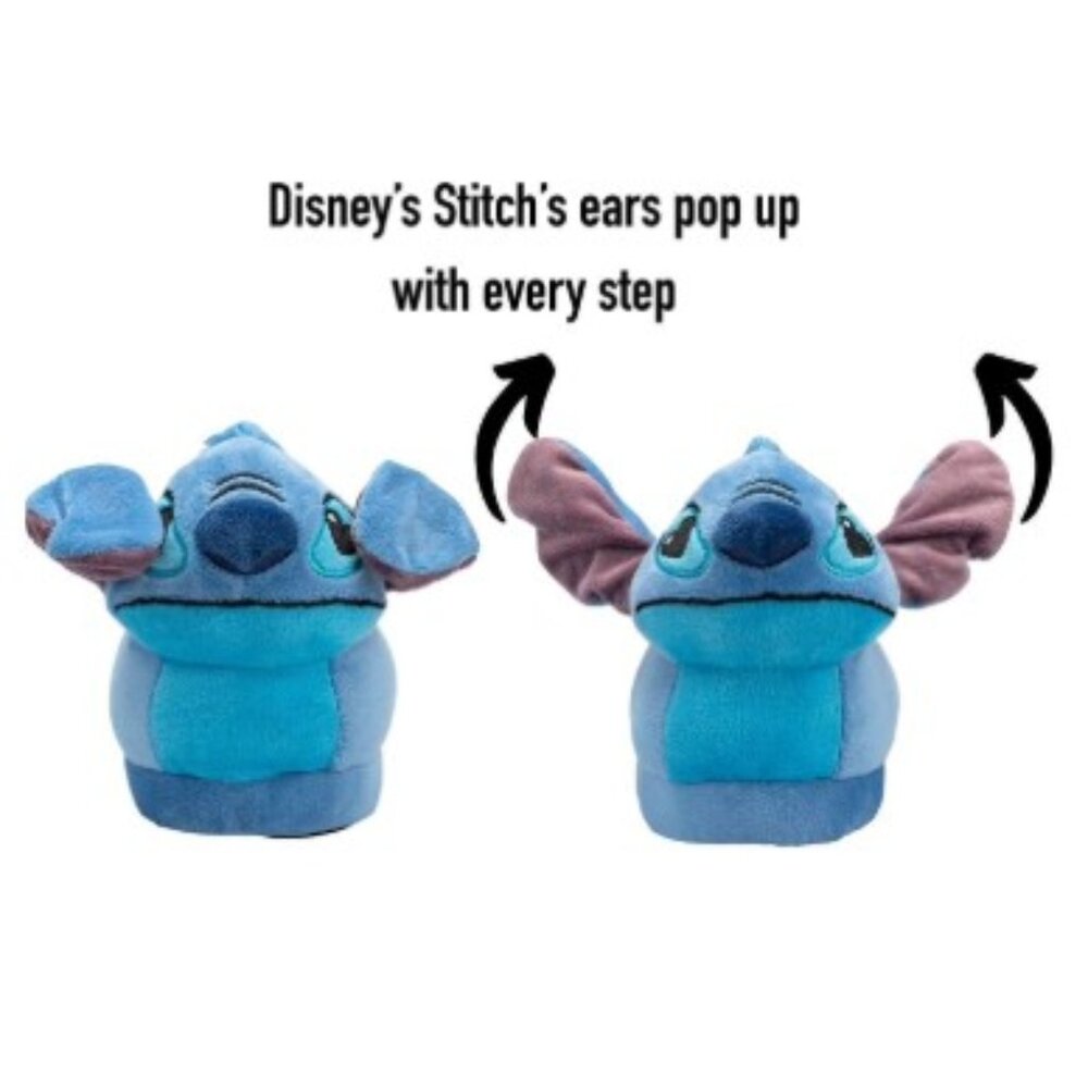 Character Kids Plush Slippers Disney Stitch Multiple Sizes